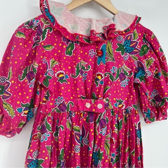 Hanna Andersson Beautiful Peter Pan Collar Encanto Look Dress - Picture 8 of 10